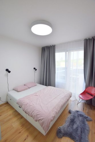 Amica LED - Biela - Výkon: 106 W, Svietivosť: 10840 lm, Rozmery: 850 x 80 mm, Priemer: 850 mm, Osvetlenie: Priame