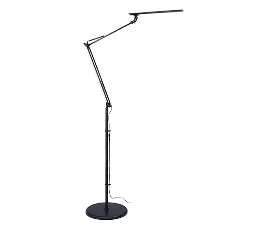 Tamie - čierna, 12W, stojaca lampa