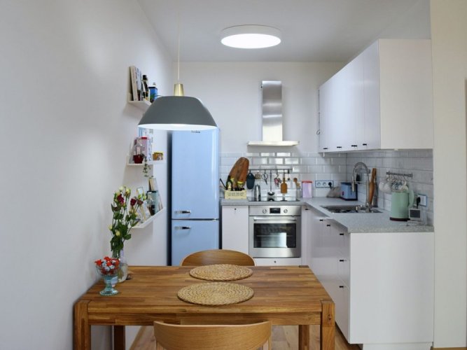 Amica LED - Biela - Výkon: 106 W, Svietivosť: 10840 lm, Rozmery: 850 x 80 mm, Priemer: 850 mm, Osvetlenie: Priame